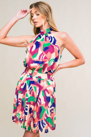 SWEETLY ELEVATED WOVEN MINI DRESS - By Baano