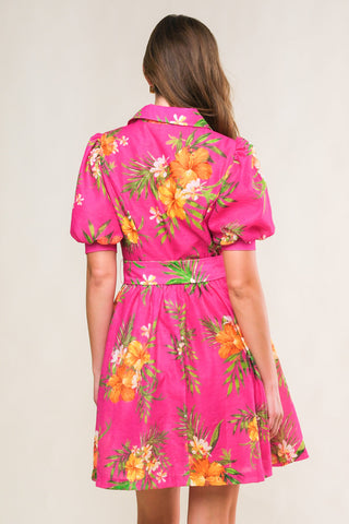 REMARKABLE ENTRANCE WOVEN MINI DRESS - By Baano