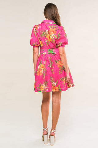 REMARKABLE ENTRANCE WOVEN MINI DRESS - By Baano