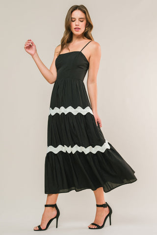 SUMMER SPRITZ WOVEN MIDI DRESS - By Baano