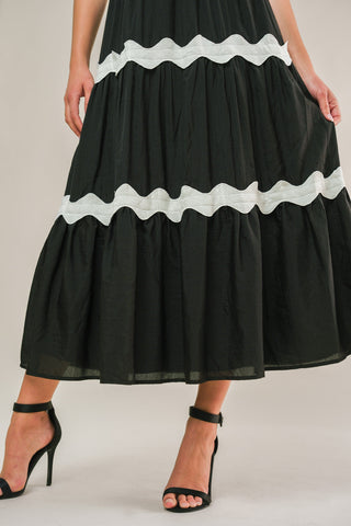 SUMMER SPRITZ WOVEN MIDI DRESS - By Baano