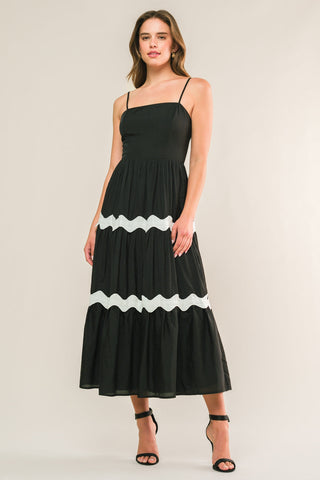 SUMMER SPRITZ WOVEN MIDI DRESS - By Baano