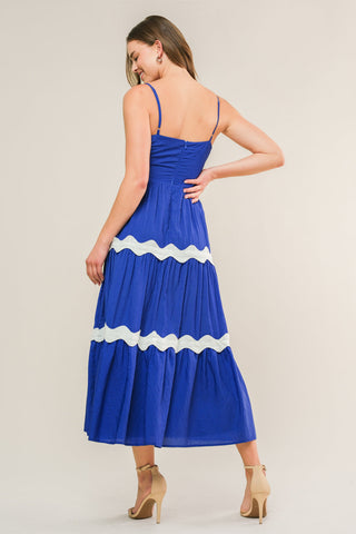 SUMMER SPRITZ WOVEN MIDI DRESS - By Baano