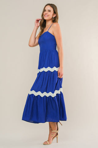 SUMMER SPRITZ WOVEN MIDI DRESS - By Baano