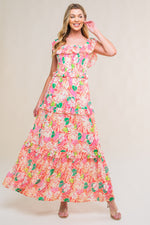 RELAXED CHARM WOVEN MIDI DRESS - By Baano