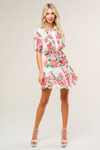 FEEL THE BEAT WOVEN MINI DRESS - By Baano