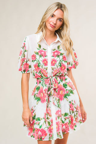 FEEL THE BEAT WOVEN MINI DRESS - By Baano