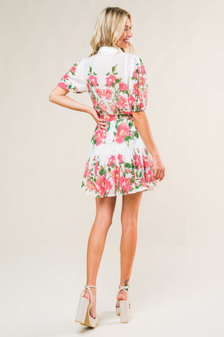 FEEL THE BEAT WOVEN MINI DRESS - By Baano