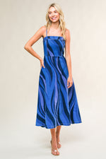 PATRIOTIC PRINCESS DENIM MIDI DRESS - By Baano