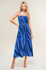 PATRIOTIC PRINCESS DENIM MIDI DRESS - By Baano