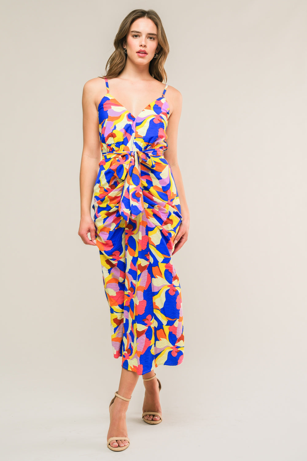 WHAT DREAMS ARE MADE WOVEN MIDI DRESS - By Baano