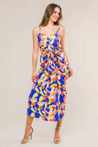 WHAT DREAMS ARE MADE WOVEN MIDI DRESS - By Baano