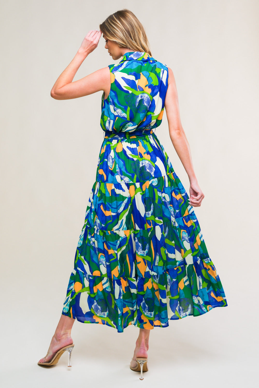 PRISTINE CHICNESS WOVEN MIDI DRESS - By Baano