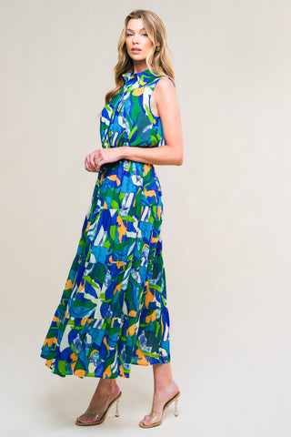 PRISTINE CHICNESS WOVEN MIDI DRESS - By Baano