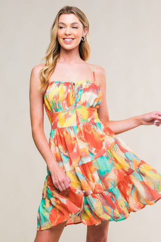 MAJESTIC ENERGY WOVEN MINI DRESS - By Baano