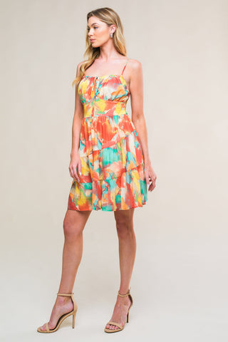 MAJESTIC ENERGY WOVEN MINI DRESS - By Baano