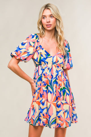 STATE OF BLISS WOVEN MINI DRESS - By Baano