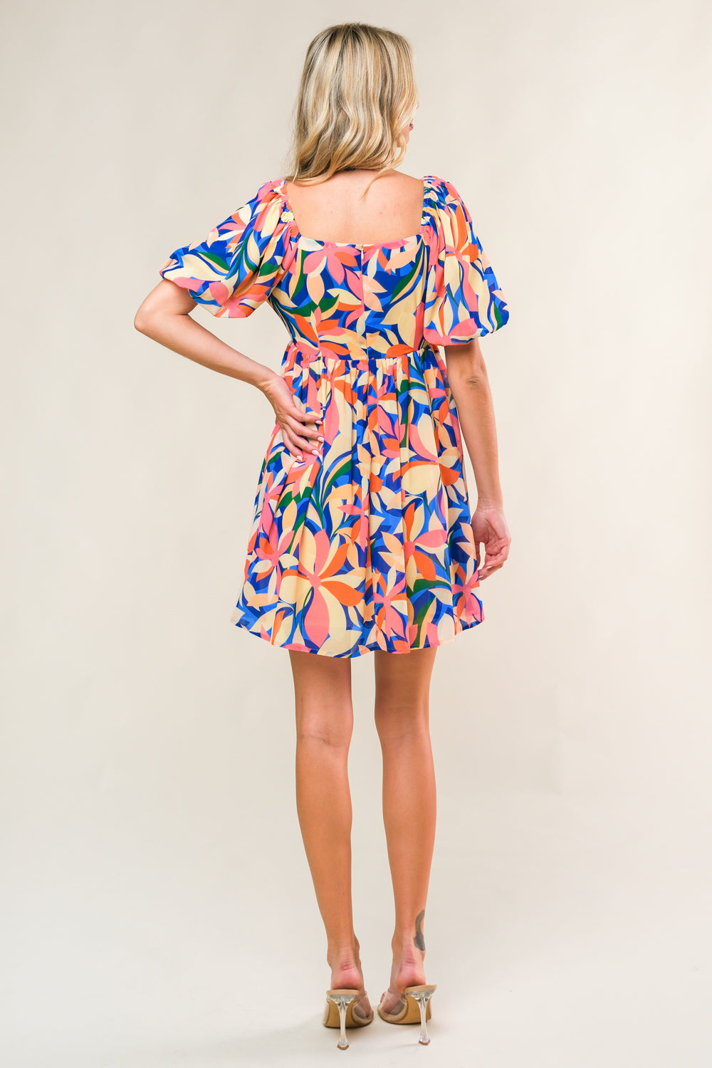 STATE OF BLISS WOVEN MINI DRESS - By Baano