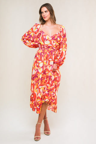 AMAZING EVENING WOVEN MIDI DRESS - By Baano