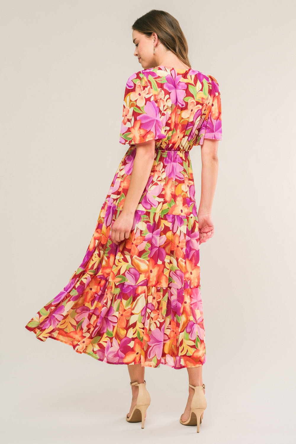 START LOOKING WOVEN MIDI DRESS - By Baano