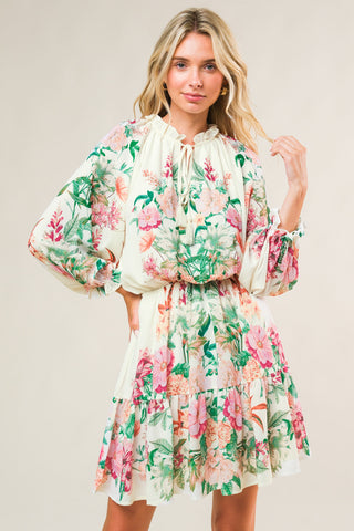 HAPPIEST HERE WOVEN MINI DRESS - By Baano