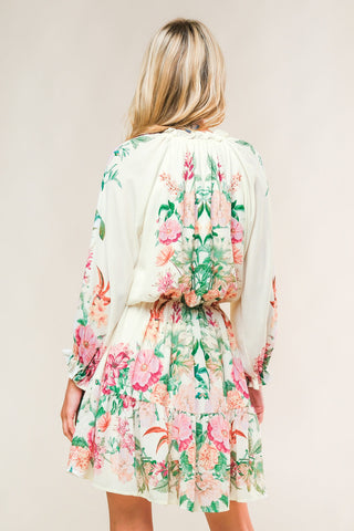 HAPPIEST HERE WOVEN MINI DRESS - By Baano