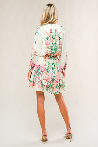 HAPPIEST HERE WOVEN MINI DRESS - By Baano