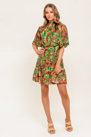 CLEAN AESTHETIC WOVEN MINI DRESS - By Baano