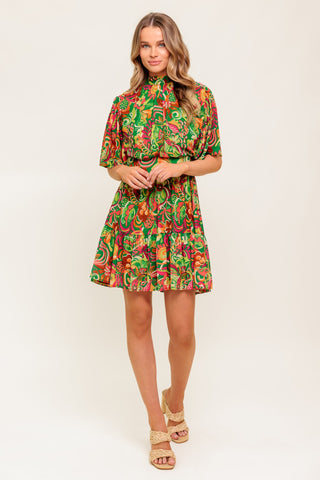 CLEAN AESTHETIC WOVEN MINI DRESS - By Baano