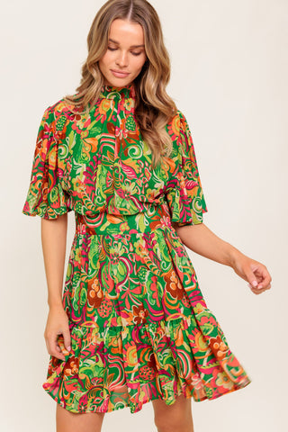 CLEAN AESTHETIC WOVEN MINI DRESS - By Baano
