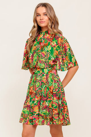 CLEAN AESTHETIC WOVEN MINI DRESS - By Baano