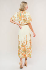 ENCHANTED TO MEET WOVEN MIDI DRESS - By Baano