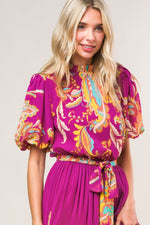 ENCHANTED TO MEET WOVEN MIDI DRESS - By Baano