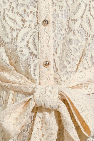 ADORE YOU LACE MINI DRESS - By Baano