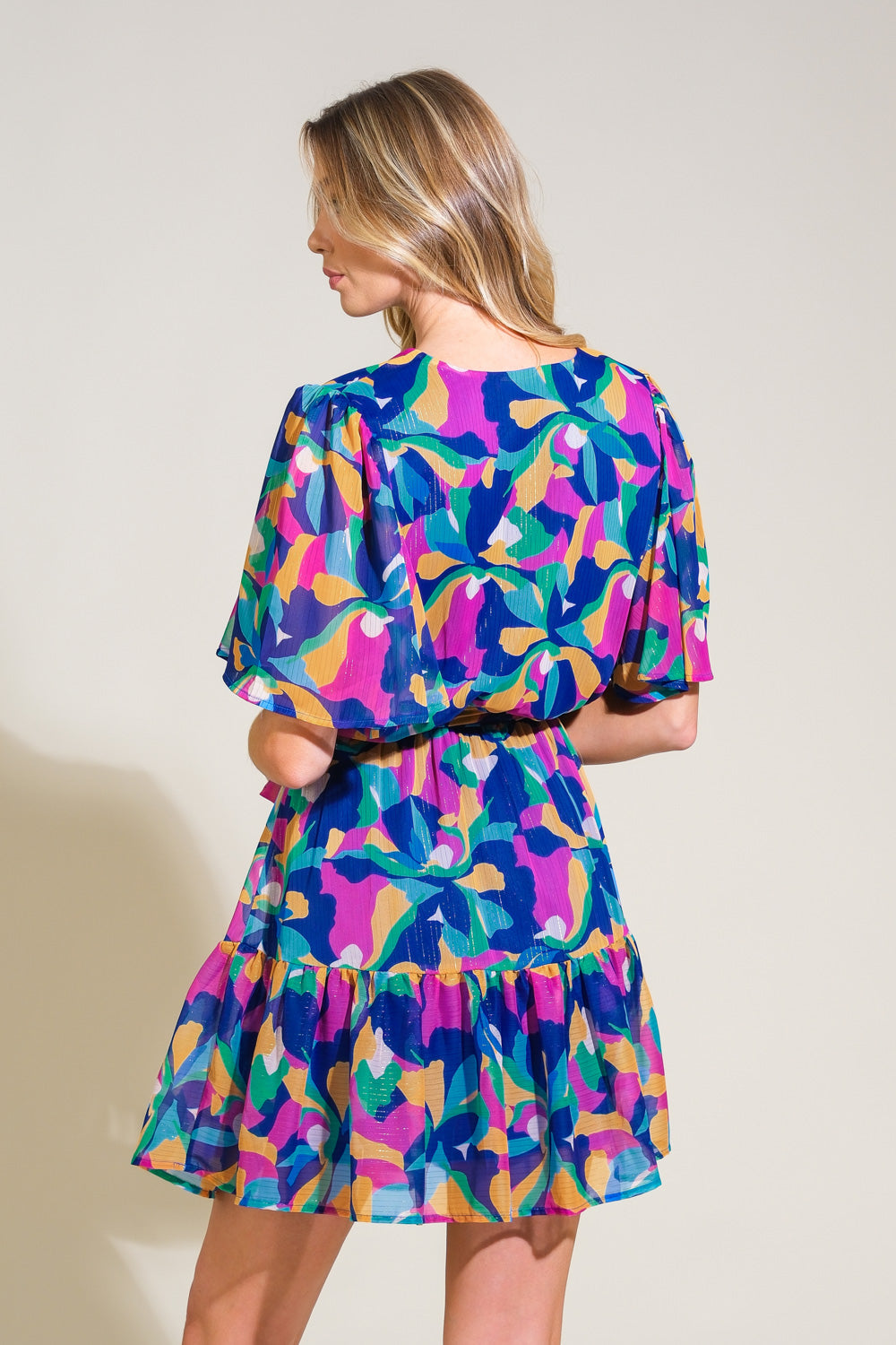 THINK OF ME WOVEN MINI DRESS - By Baano