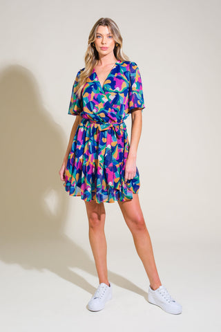THINK OF ME WOVEN MINI DRESS - By Baano