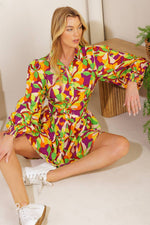 WORLD IS YOUR OYSTER WOVEN MINI DRESS - By Baano