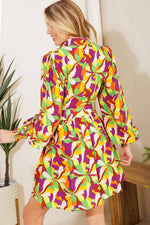 WORLD IS YOUR OYSTER WOVEN MINI DRESS - By Baano