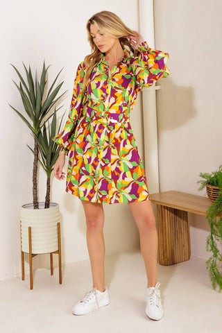 WORLD IS YOUR OYSTER WOVEN MINI DRESS - By Baano