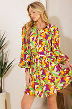 WORLD IS YOUR OYSTER WOVEN MINI DRESS - By Baano