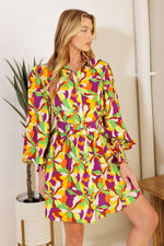 WORLD IS YOUR OYSTER WOVEN MINI DRESS - By Baano