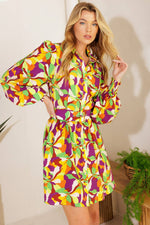 WORLD IS YOUR OYSTER WOVEN MINI DRESS - By Baano