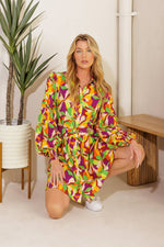 WORLD IS YOUR OYSTER WOVEN MINI DRESS - By Baano