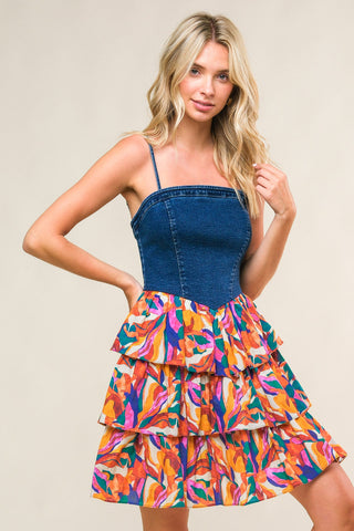 LACED IN LOVE WOVEN MINI DRESS - By Baano