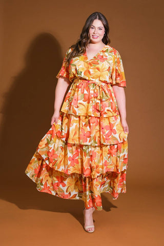 CONSISTENTLY CONFIDENT WOVEN MIDI DRESS - By Baano