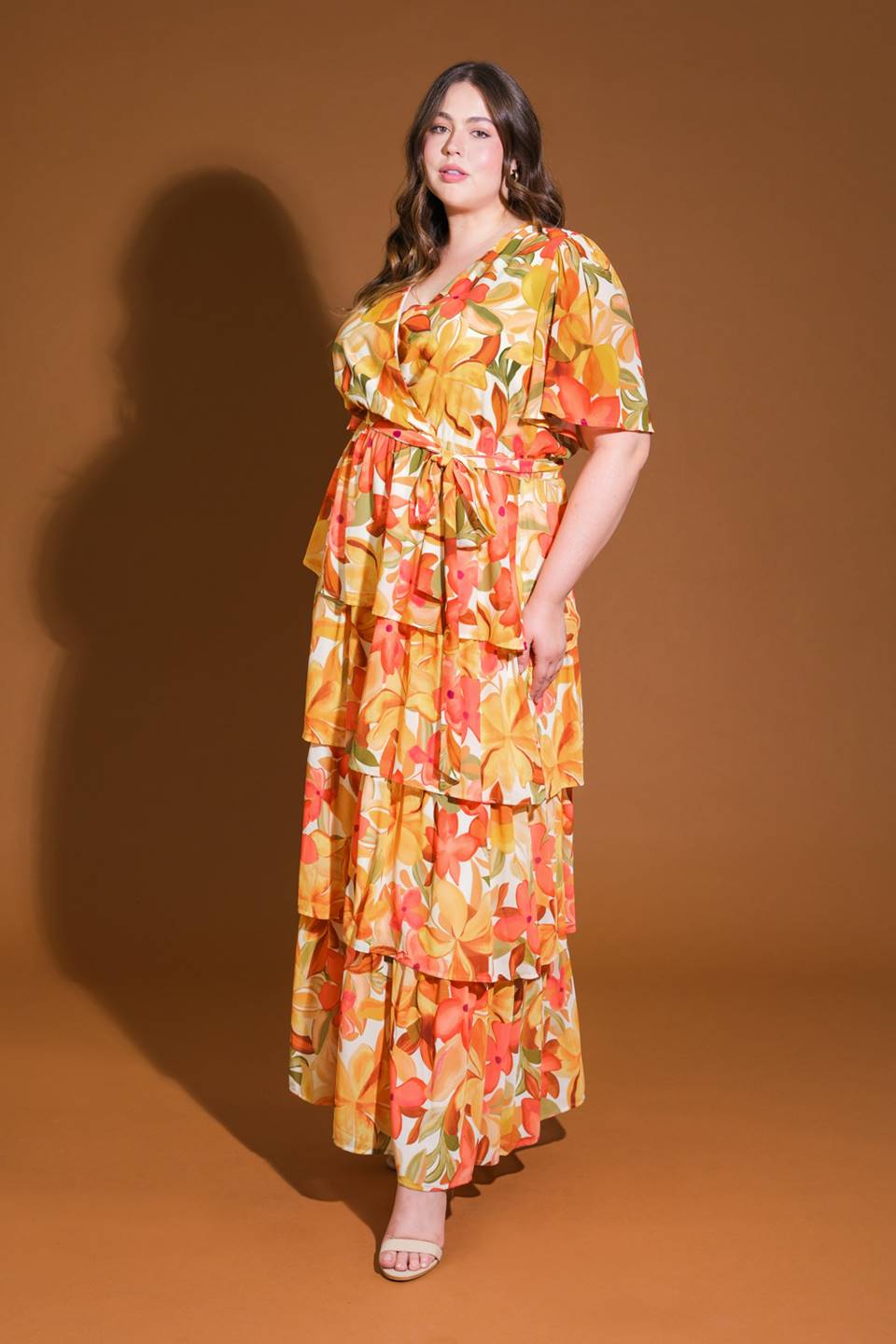 CONSISTENTLY CONFIDENT WOVEN MIDI DRESS - By Baano