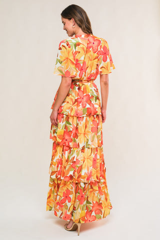 CONSISTENTLY CONFIDENT WOVEN MIDI DRESS - By Baano