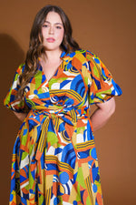 SATURDAY FEELINGS WOVEN MIDI DRESS - By Baano