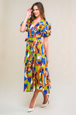 SATURDAY FEELINGS WOVEN MIDI DRESS - By Baano