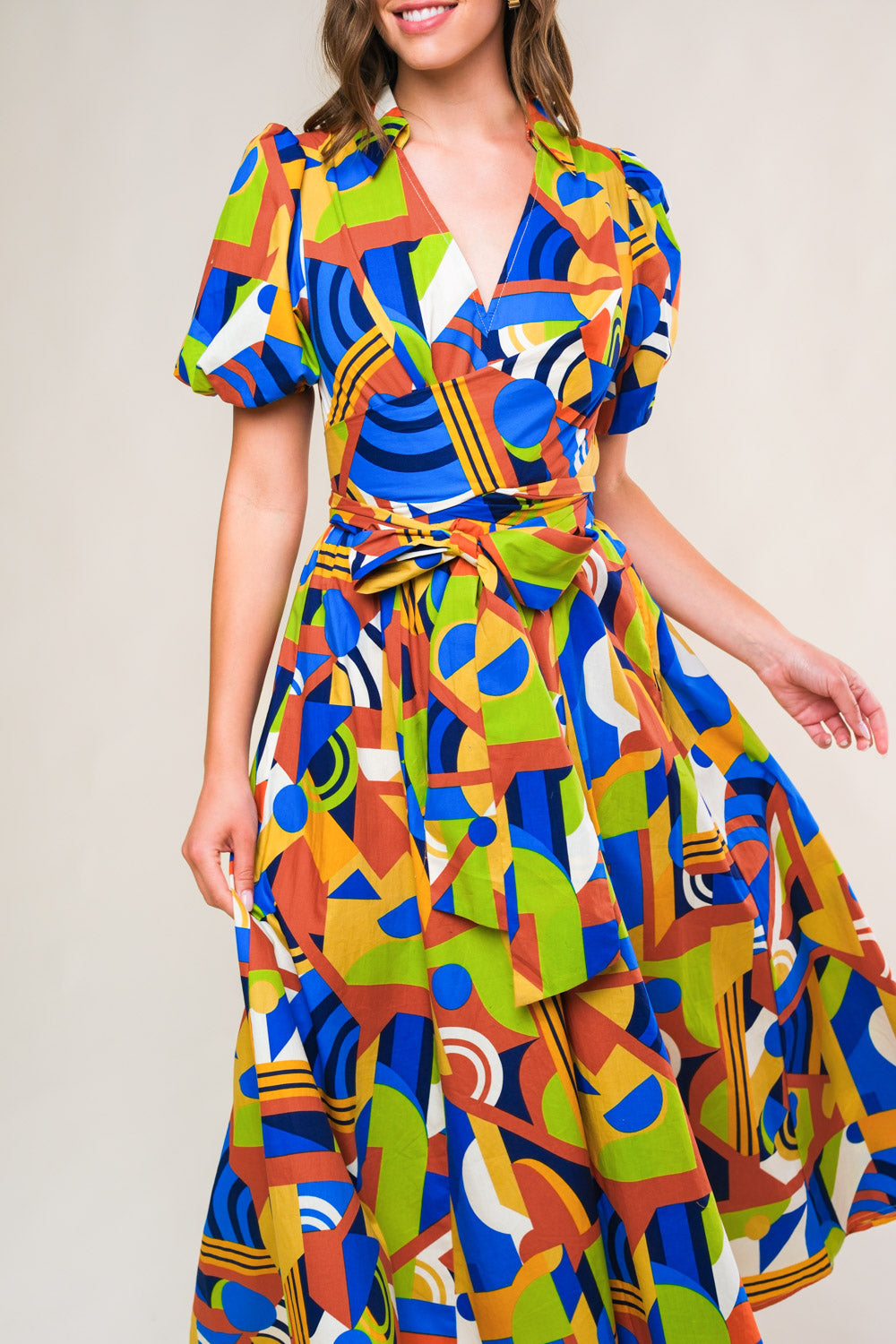 SATURDAY FEELINGS WOVEN MIDI DRESS - By Baano